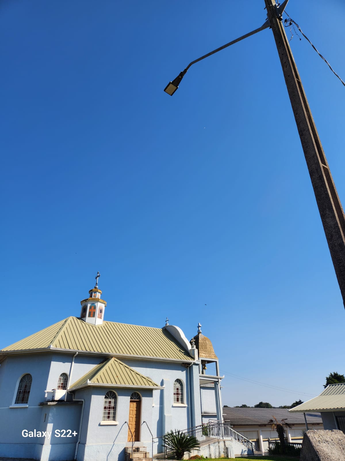 Vista lateral da Igreja Assunção de Nossa Senhora